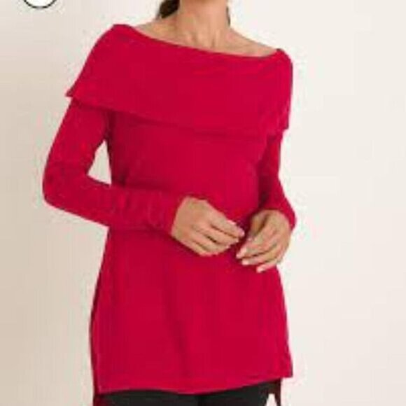 Chico's Zenergy Cozy Brushed Fleece Tunic NWOT 1 Medium - Picture 1 of 4